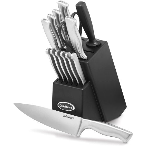Cuisinart Classic 15 Piece Stainless Steel Knife Block Set