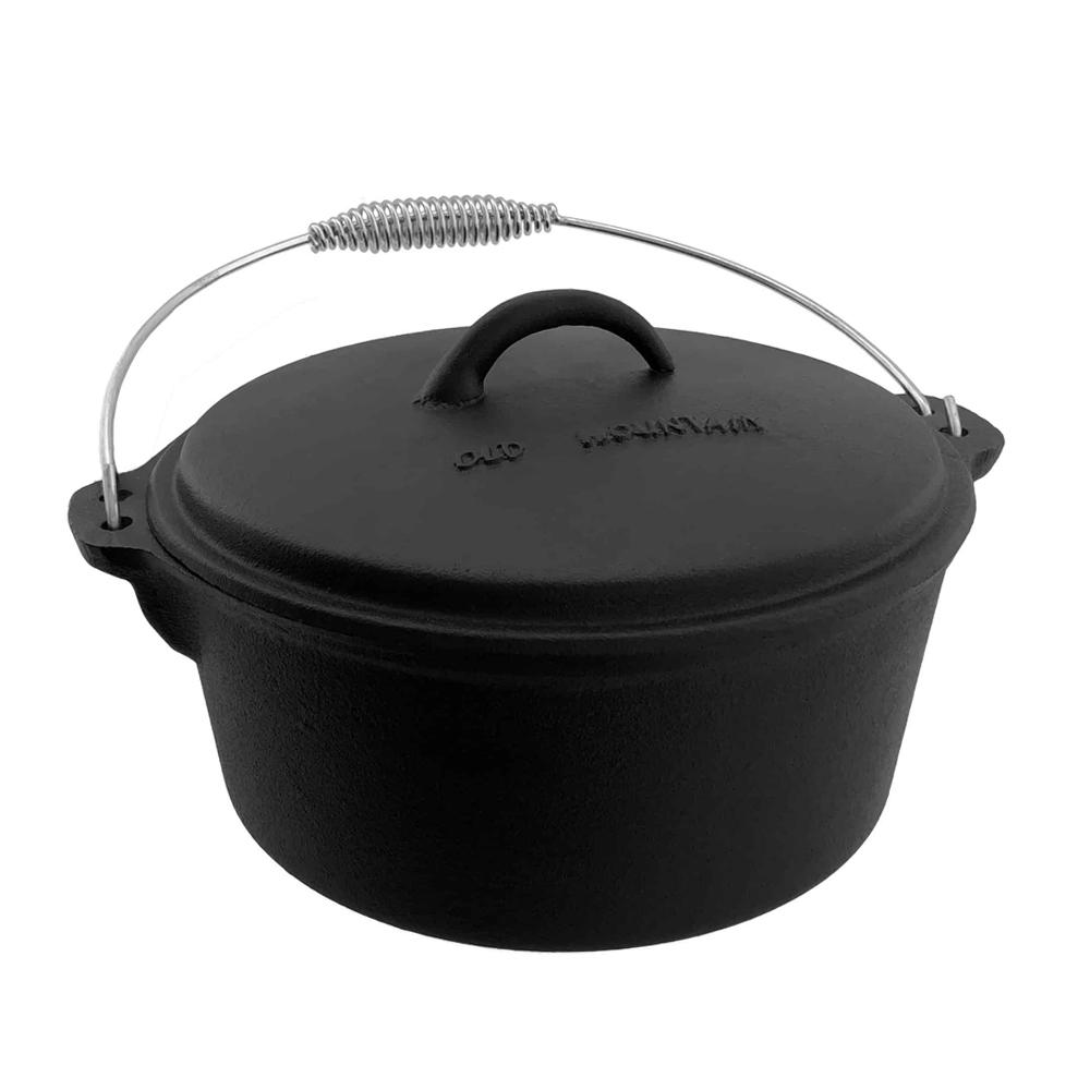 Old Mountain 4.5 Quart Flat Bottom Dutch Oven