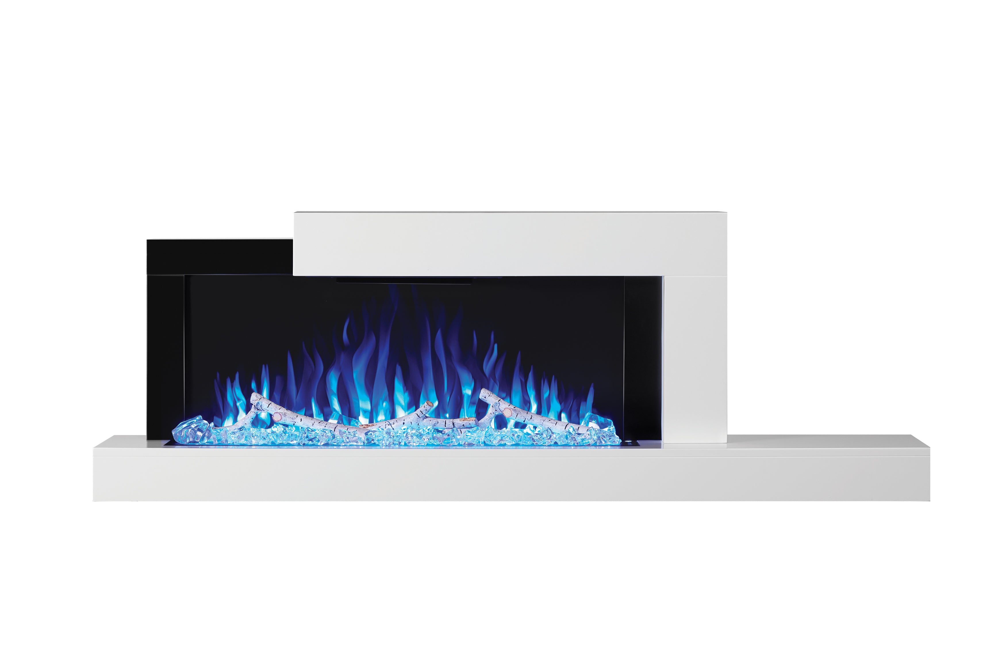 Stylus™ Electric Fireplace - Cara (White Finish)